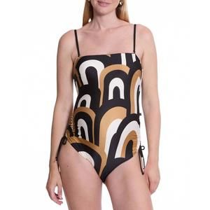 NEW CACHE COEUR odeon maternity one piece swimsuit in multi